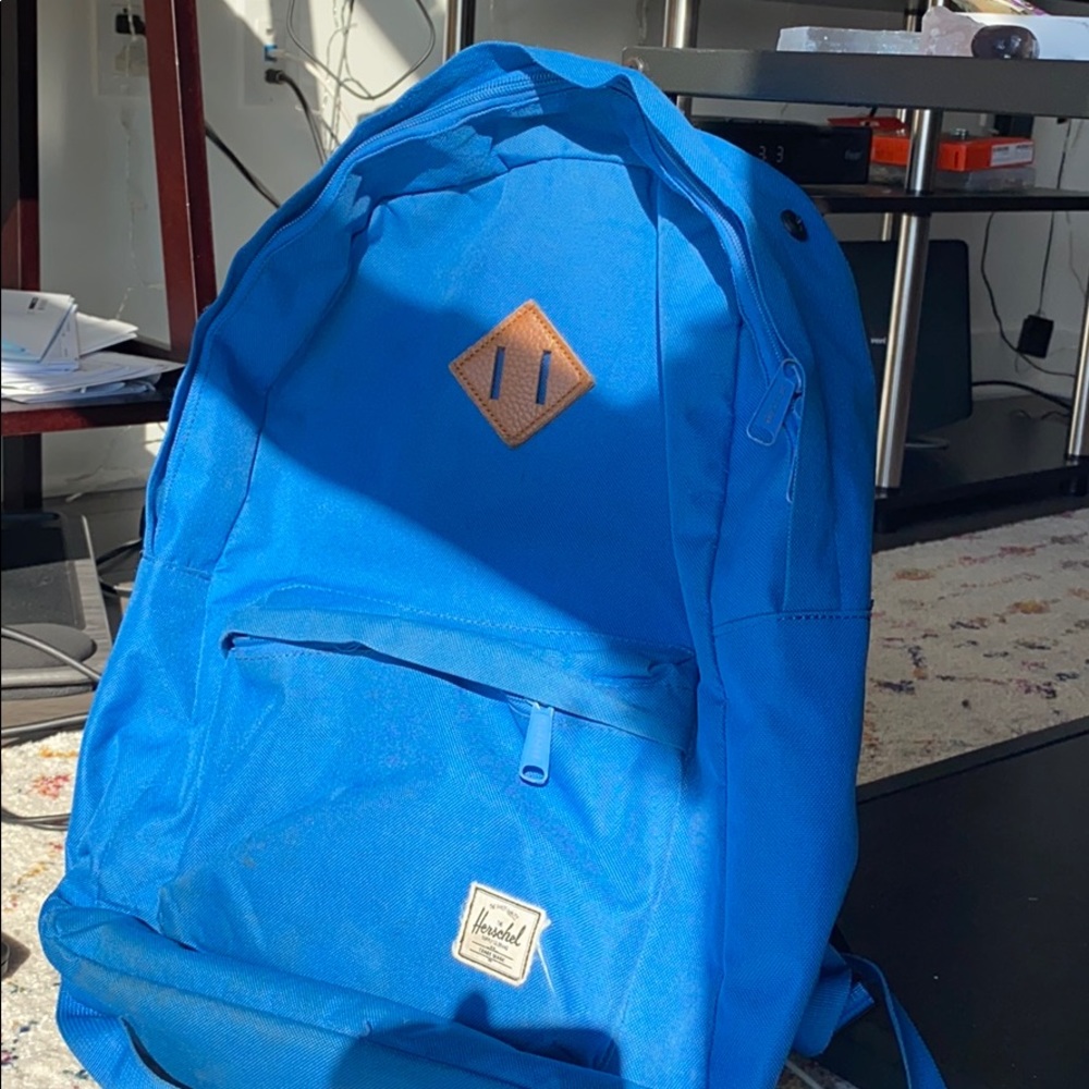 Herschel Backpack—Used Blue